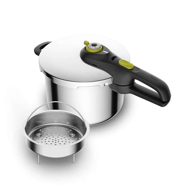 Tefal Secure 5 Neo 6-Liter-Schnellkochtopf aus Edelstahl