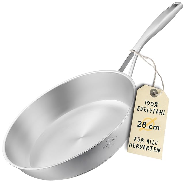 SILBERTHAL PA1374 28 cm Edelstahl-Bratpfanne